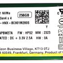 SKHYNIX SOLID STATE DRIVE SSD 256 GB M.2 NVME HFS256GEJ9X108N
