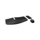 MICROSOFT KIT TASTIERA + MOUSE WIRELESS SCULPT ERGONMIC DESKTOP BLACK L5V-00013