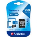 VERBATIM MICRO SD 256GB UHS CON ADATTATORE 44087
