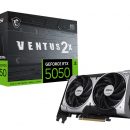 MSI SCHEDA VIDEO NVIDIA GEFORCE RTX5050 VENTUS 2X OC 8G GDDR6 HDMI/DISPLAYPORT  912-V538-002