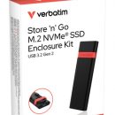 VERBATIM BOX ESTERNO SSD PCIe M.2 TYPE-C USB 32261