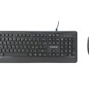 YASHI KIT TASTIERA + MOUSE DUAL USB BLACK MY541