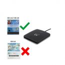 EWENT LETTORE SMART CARD PER FIRMA DIGITALE E CARTE SERVIZI CIE 1.0 / CIE 2.0  EW1052